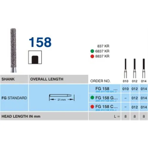 HORICO FG DIAMANT 158/010 (5st)