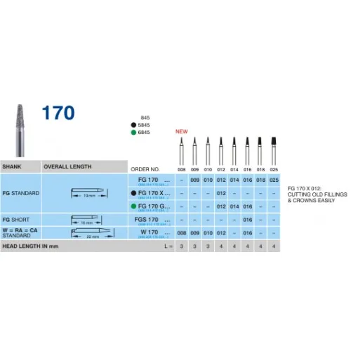 HORICO FG DIAMANT 170/016 (5st)