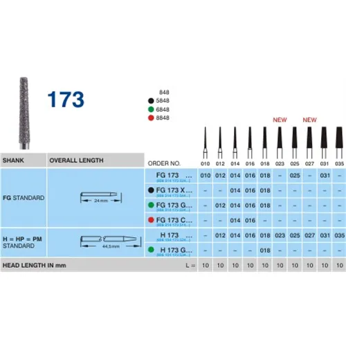 HORICO FG DIAMANT 173/025 (5st)