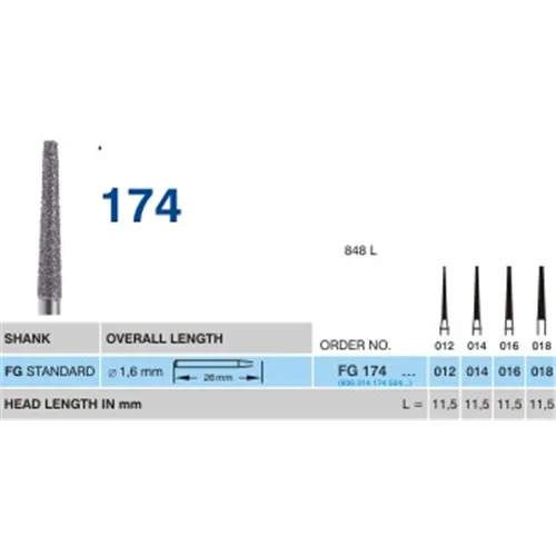 HORICO FG DIAMANT 174/014 (5st)