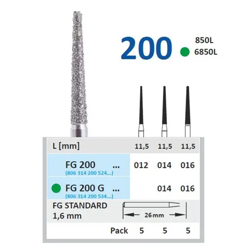 HORICO FG DIAMANT 200/016 (5st)