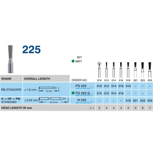 HORICO FG DIAMANT 225/016 (5st)