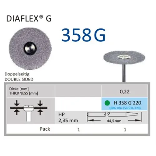 HORICO DIAFLEX DIAMANTSCHIJF 358G220 (1st)