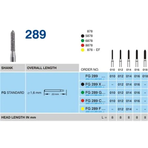 HORICO FG DIAMANT 289/016 (5st)