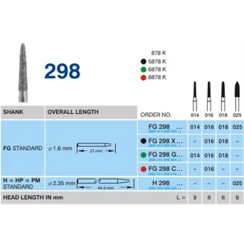 HORICO FG DIAMANT 298X016 (5st)