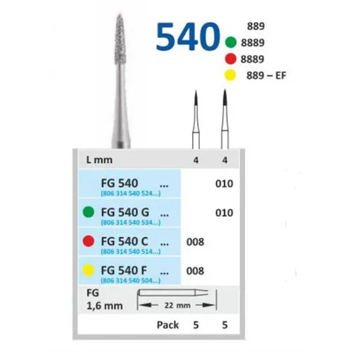 HORICO FG DIAMANT 540G010 (5st)