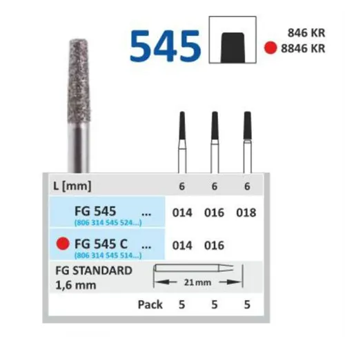 HORICO FG DIAMANT 545/016 (5st)