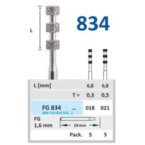 HORICO FG DIAMANT 834/021 (5st)