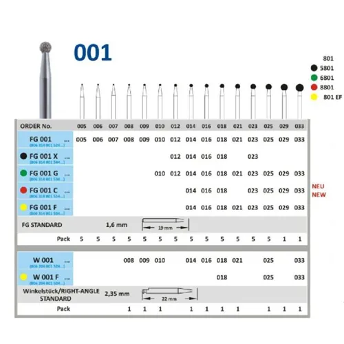 HORICO FG DIAMANT 001C014 (5st)