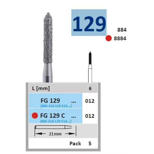 HORICO FG DIAMANT 129C012 (5st)