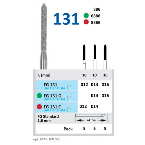 HORICO FG DIAMANT 131C014 (5st)