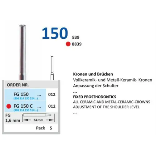 HORICO FG DIAMANT 150C012 (5st)