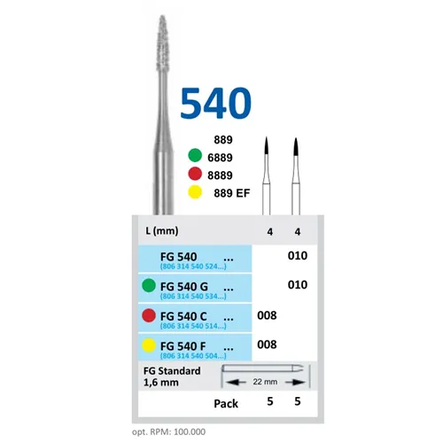 HORICO FG DIAMANT 540C008 (5st)