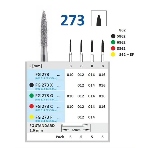HORICO FG DIAMANT 273C012 (5st)
