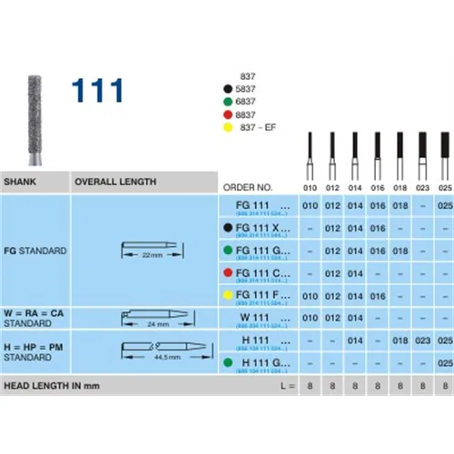 HORICO FG DIAMANT 111G014 (5st)