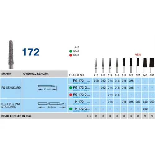 HORICO FG DIAMANT 172G016 (5st)