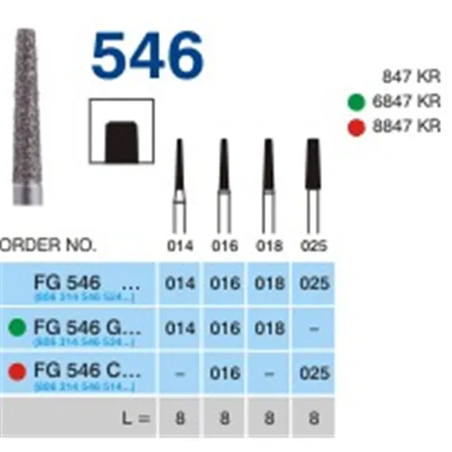 HORICO FG DIAMANT 546G018 (5st)
