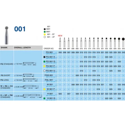 HORICO FG DIAMANT 001X016 (5st)