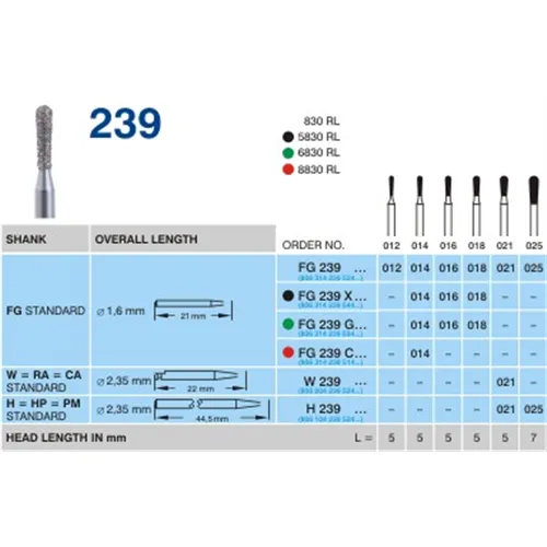 HORICO FG DIAMANT 239X016 (5st)
