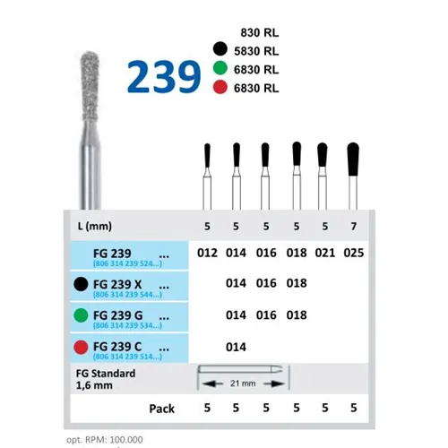 HORICO FG DIAMANT 239X018 (5st)