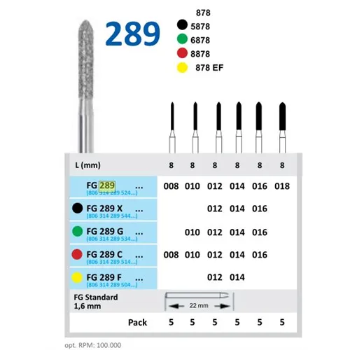 HORICO FG DIAMANT 289X014 (5st)