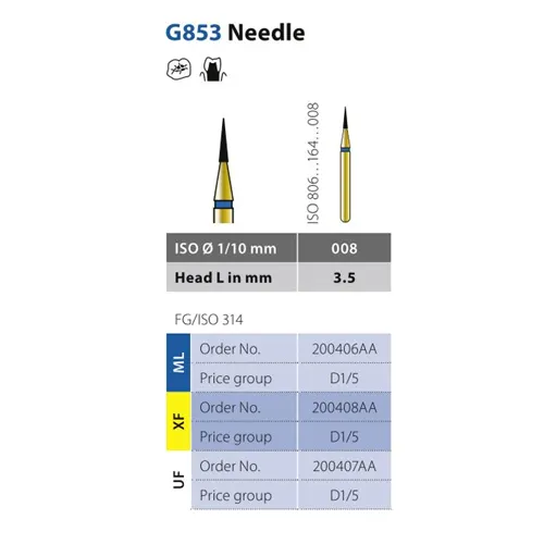 DIATECH FG G853/008 3.5XF (5st)