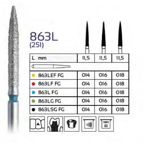 FHS FG DIAMANT 863LEF/014 (5st)