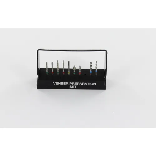 FHS VENEER PREPARATIE SET (9 BOREN + HOUDER)