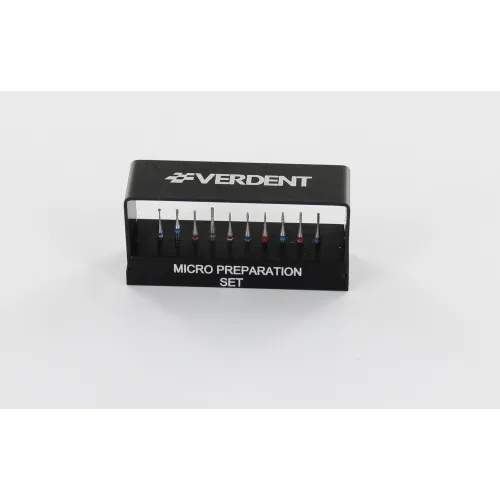 FHS MICROPREPARATIE SET (10 BOREN + HOUDER)