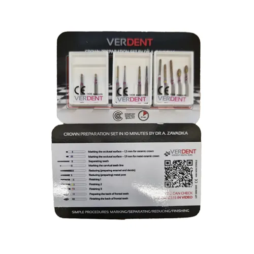 FHS KROONPREPARATIE SET DR. A. ZAVADKA BASIS SET (11 BOREN)