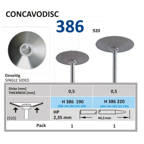 HORICO HP DIAMANT SCHIJF 386/220 (1st)
