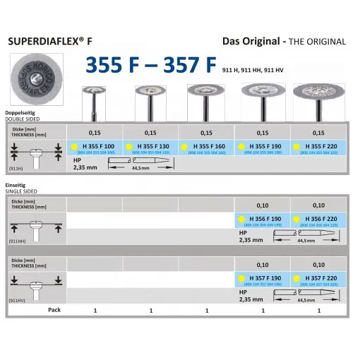 HORICO HP DIAMANT SCHIJF 355F160 (1st)