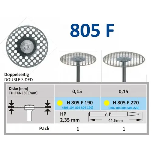 HORICO HP DIAMANT SCHIJF 805F220 (1st)