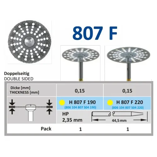 HORICO HP DIAMANT SCHIJF 807F220 (1st)