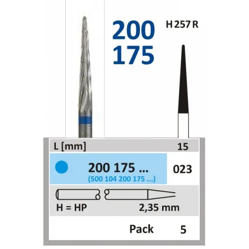 HORICO HP CARBIDE FRAIS 200175/023 (5st)