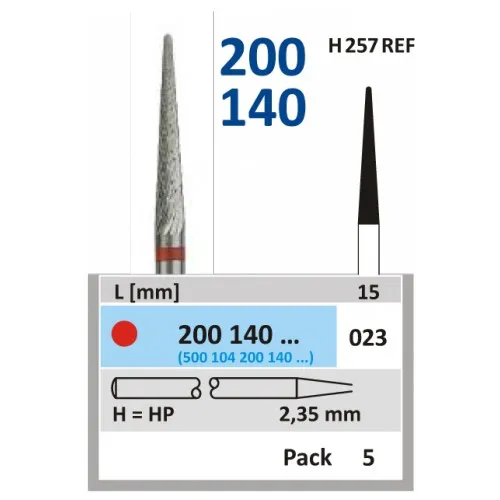 HORICO HP CARBIDE FRAIS 200140/023 (5st)