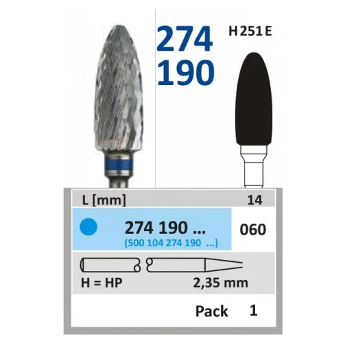 HORICO HP CARBIDE FRAIS 274190/060 (1st)