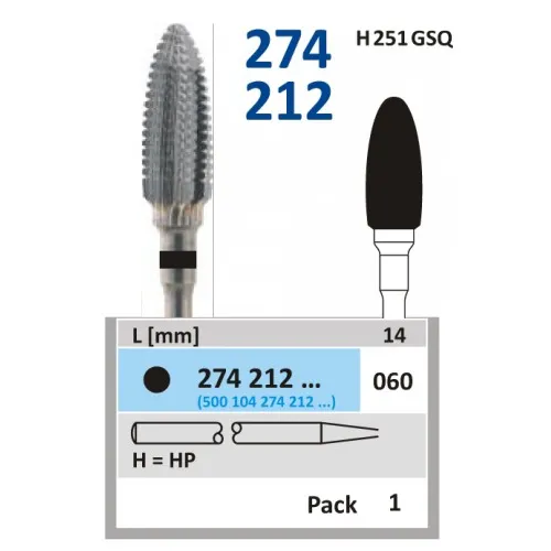 HORICO HP CARBIDE FRAIS 274212/060 (1st)