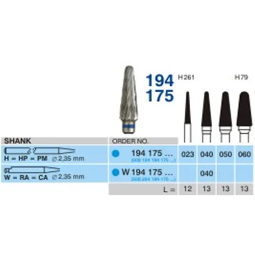 HORICO HP CARBIDE FRAIS 194175/050 (1st)