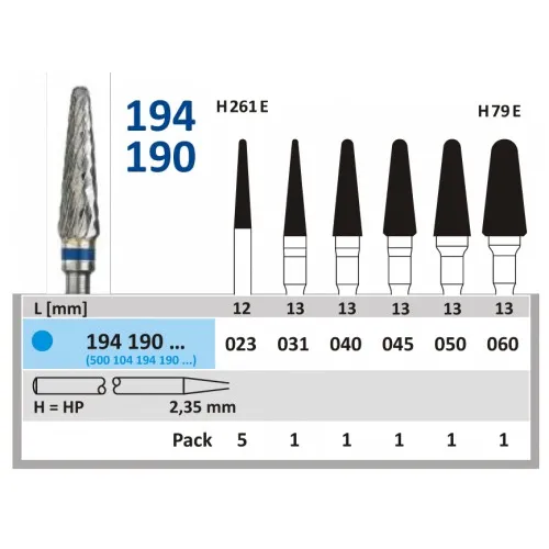 HORICO HP CARBIDE FRAIS 194190/045 (1st)