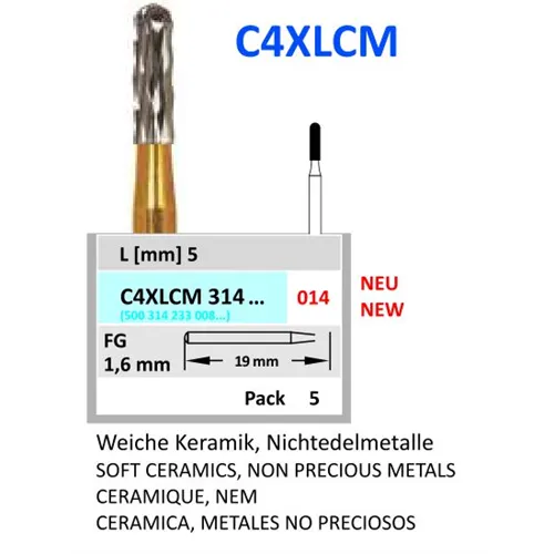 HORICO FG CARBIDE C4XXLCM014 (5st)