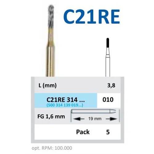 HORICO FG CARBIDE C21RE010 (5st)