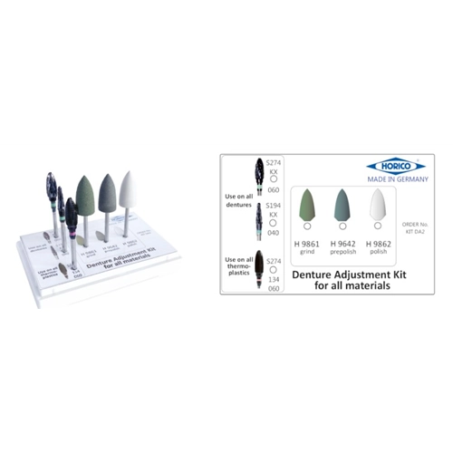 HORICO DENTURE ADJUSTMENT KIT DA2 (6st)