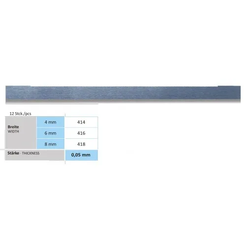 HORICO SCHUURSTRIPS ENKELZIJDIG NR.414 4mm (12st)