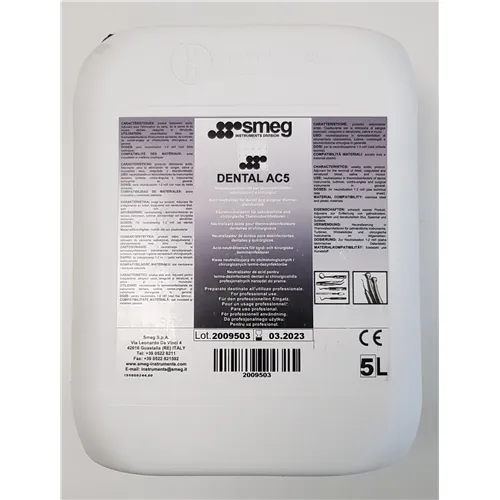 SMEG DENTAL AC NEUTRALISATOR VOOR RVS INSTRUMENTARIUM (5ltr)
