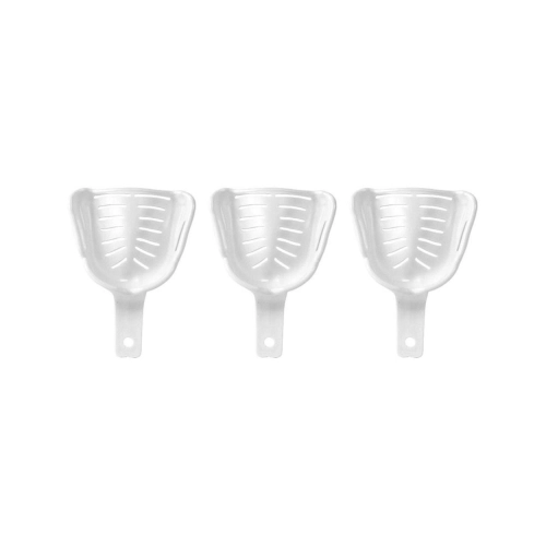 POLODENT DISPOSABLE AFDRUKLEPELS NR.33 VOOR ONBETANDE KAAK BOVEN WIT (10st)