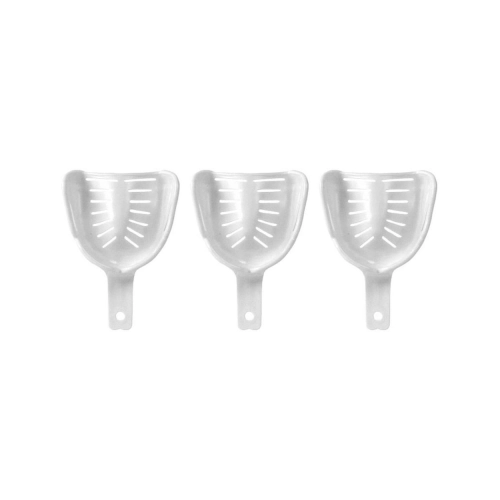 POLODENT DISPOSABLE AFDRUKLEPELS NR.34 VOOR ONBETANDE KAAK BOVEN WIT (10st)