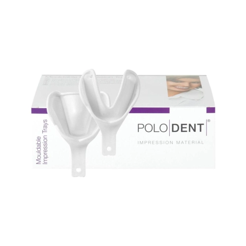 POLODENT MODELLEERBARE AFDRUKLEPELSET BETAND WIT (8st)
