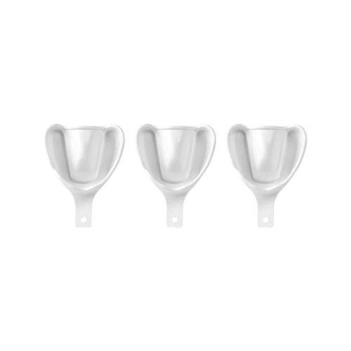 POLODENT DISPOSABLE AFDRUKLEPELS NR.44 VOOR BETANDE KAAK BOVEN WIT (10st)