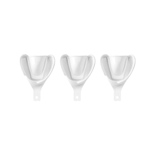 POLODENT DISPOSABLE AFDRUKLEPELS NR.45 VOOR BETANDE KAAK BOVEN WIT (10st)